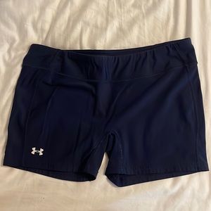 Dark navy blue spandex